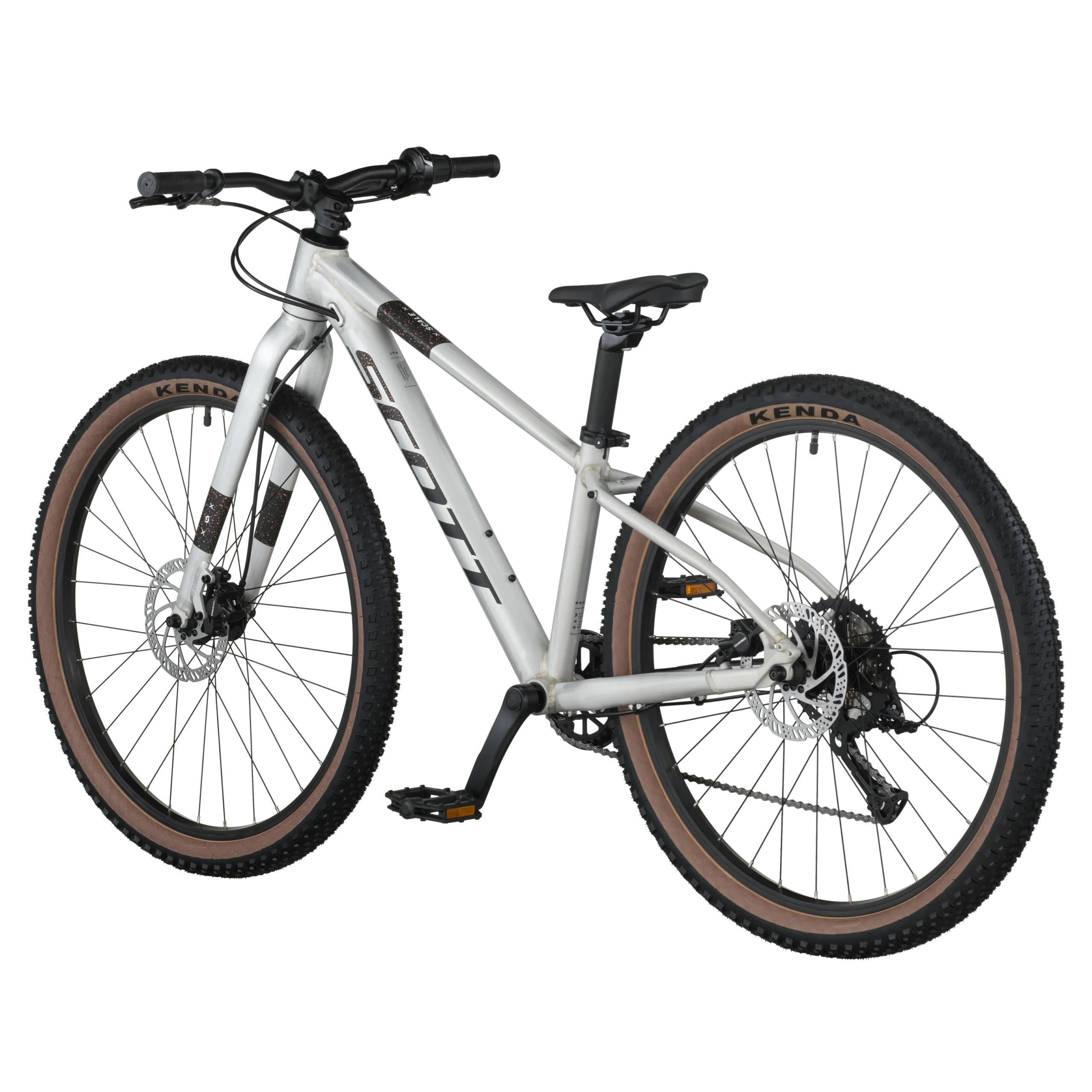 97742d9905de9b5a06a5f1050fc3b9874b70169 Scott Scale 600 (2026) | 26-Zoll-Mountainbike für Kinder und Jugendliche | Silbernes Aluminium – Bild 1