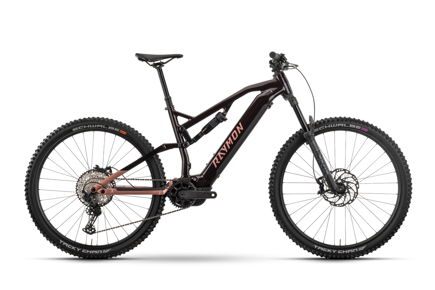 c0cddbb51b4aa6ae97efc23255f6b0fd29a0b234_2102502630 Raymon Trailray 150 Pro (2025) | 29-Zoll-E-Mountainbike mit Vollfederung | Nebularrot/Pink/Schwarz – Bild 1